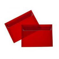 Transparente Couverts C5 ohne Fenster transparent rot...