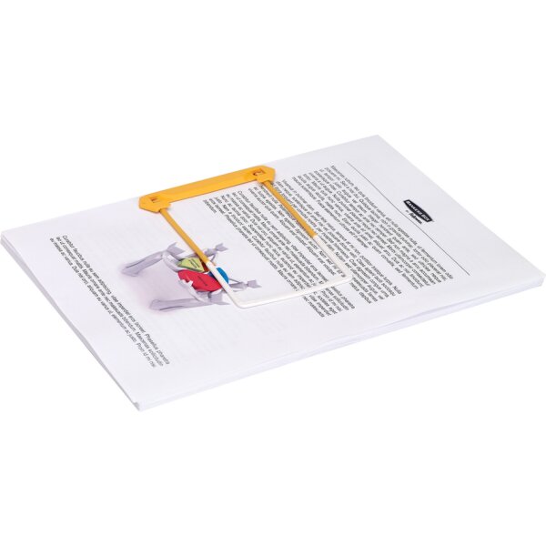 BANKERS BOX Tube Archiv-Abheftbügel, gelb weiss