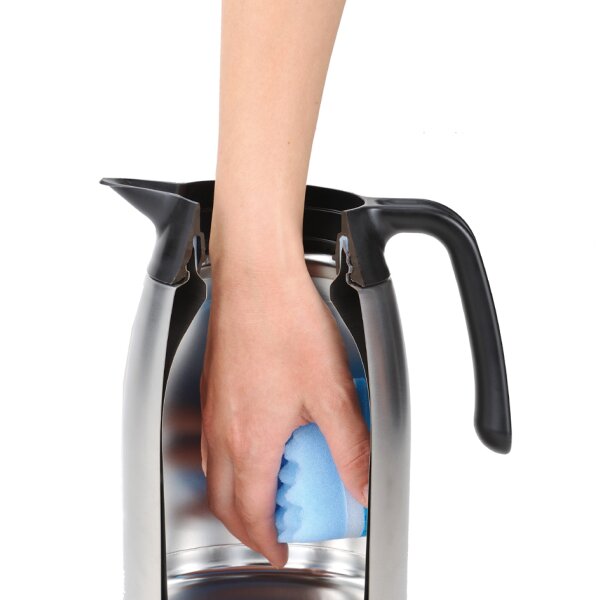 Isolierkanne THV, 1,0 Liter, Edelstahl schwarz