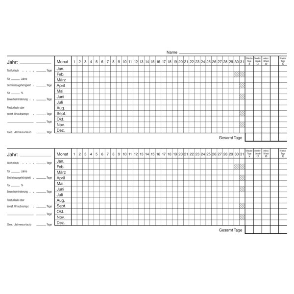 Urlaubskarte, DIN A5 quer