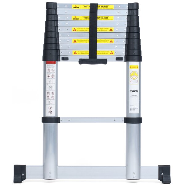 Alu-Teleskopleiter, ausziehbar, 11 Stufen