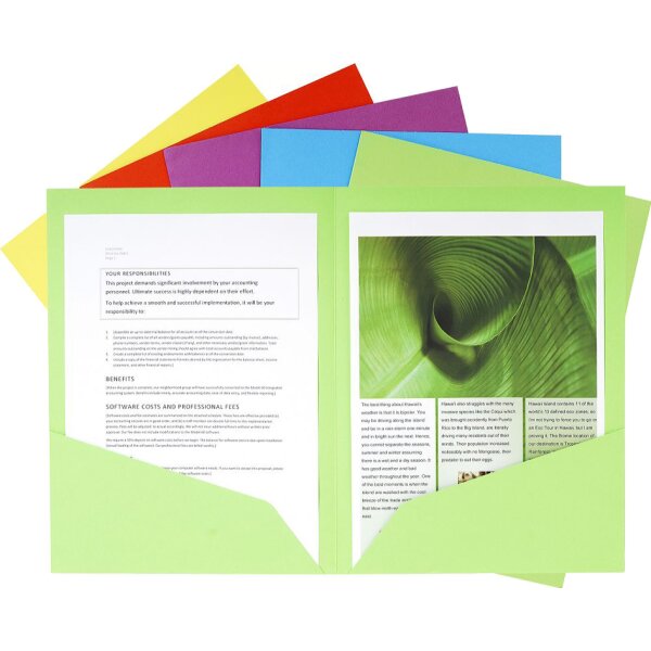 Aktenmappe ROCK'S, DIN A4, lila