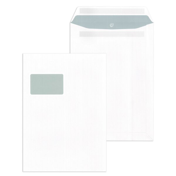 Versandtaschen C4 selbstklebend, mit Fenster