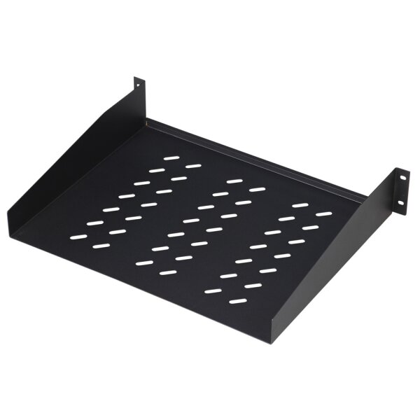 19" Fachboden, 2 HE, Festeinbau, Tiefe: 550 mm