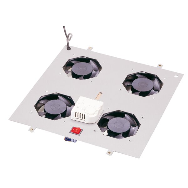 Dachlüftereinheit, 2 Lüftern, lichtgrau (RAL 7035)