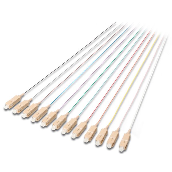 LWL Faserpigtail-Satz, SC Simplex, OM3, 2,0 m