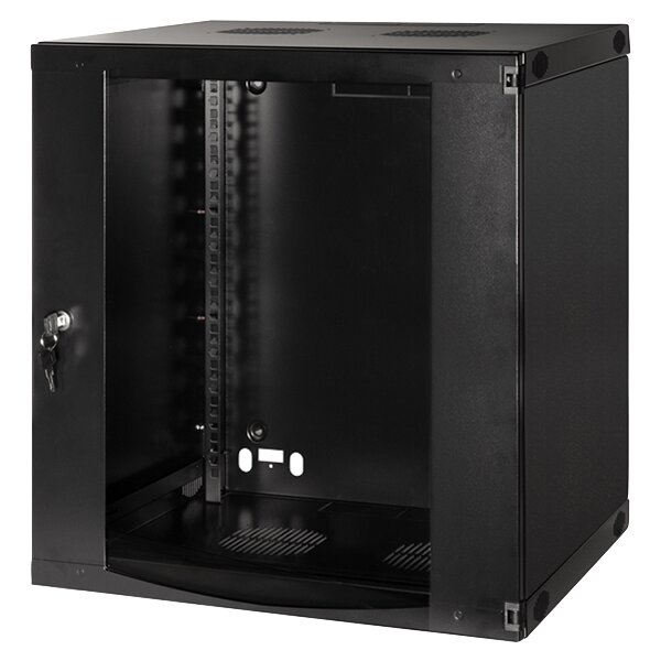 LogiLink 19" Wandverteiler, einteilig, 12 HE, lichtgrau