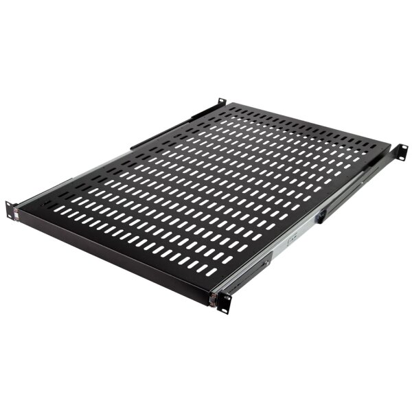 LogiLink 19" Fachboden, 1 HE, ausziehbar, (T)400 mm
