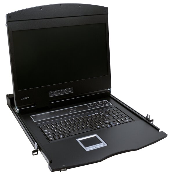 LogiLink 19" LCD KVM Konsole mit 48,26 cm (19") TFT-Monitor