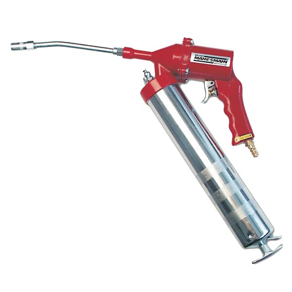 Druckluft-Fettpresse, Farbe: rot silber