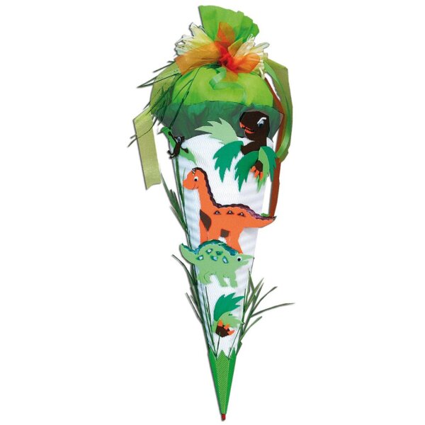 Schultüten-Bastelset "Dino", 6-eckig, 680 mm