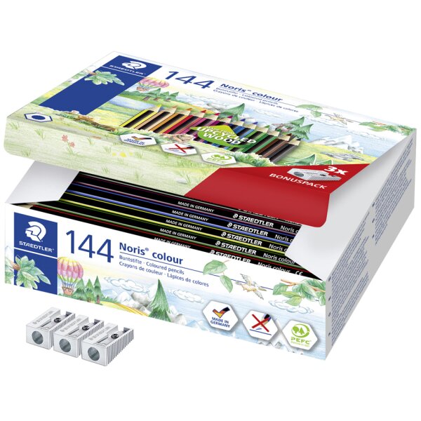 Buntstift Noris Colour, 144er Kartonbox