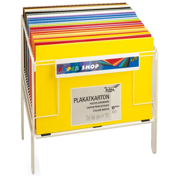 Drahtständer aus Metall, 20 Fächer, unbestückt