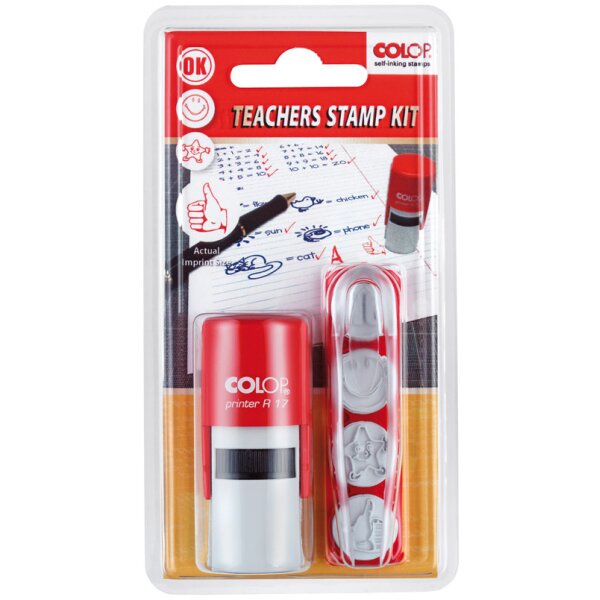 Teachers Stempel Set, Motivationsstempel inkl 4 Motive
