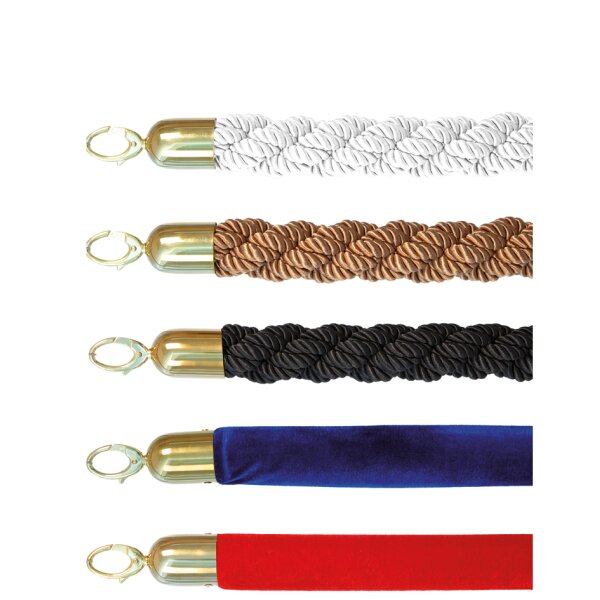 Absperrsystem CLASSIC - Seil, weiss gold