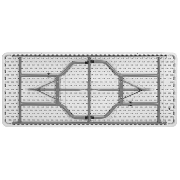 Klapptisch YCZ-183 aus Kunststoff, lichtgrau