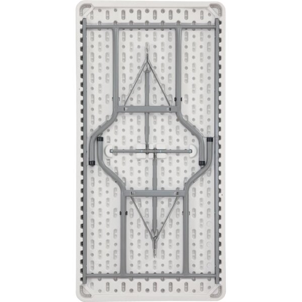 Klapptisch YCZ-152 aus Kunststoff, lichtgrau