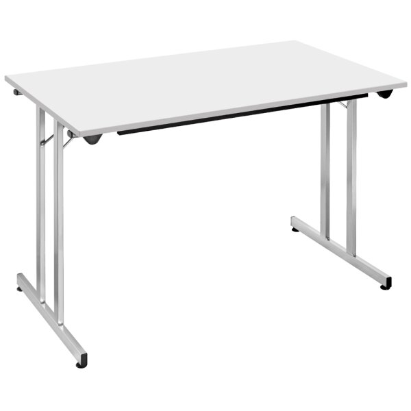 Klapptisch TPMU126GA, 1.200 x 600 mm, grau alu