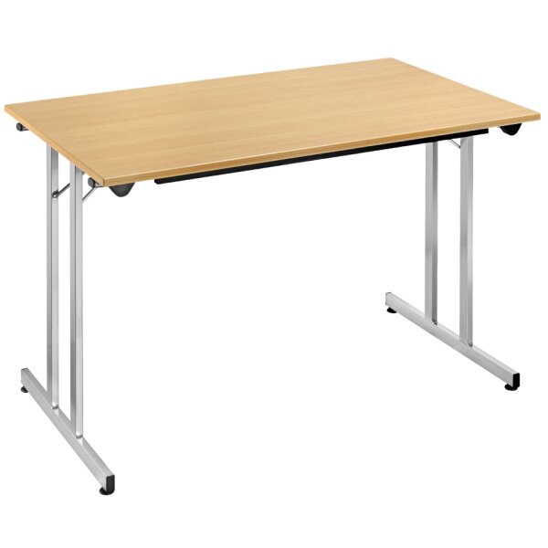 Klapptisch TPMU147GA, 1.400 x 700 mm, grau alu