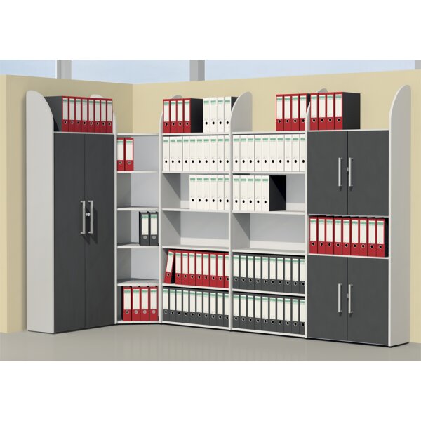 Abschlusswange Dante, lichtgrau (RAL7035)