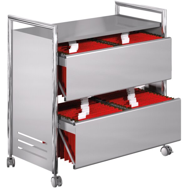 Doppel-Hängemappen-Wagen Artline, zweireihig