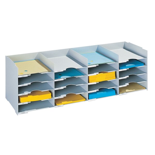 Sortierstation Formularbox, 20 Fächer, schwarz