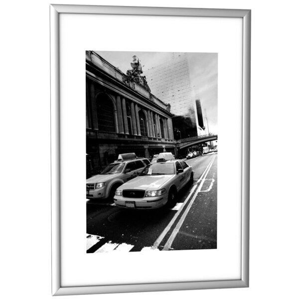 Alu-Bilderrahmen, (B)500 x (H)700 mm, silber