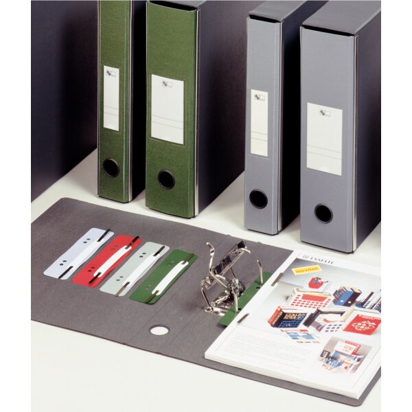 Heftstreifen, 35 x 158 mm, PP-Folie, farbig sortiert