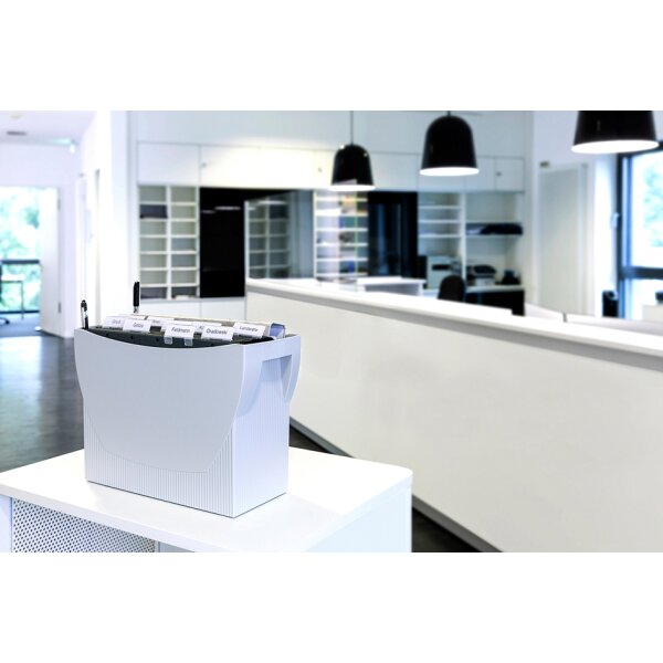 Hängeregistratur-Box SWING, Kunststoff, schwarz