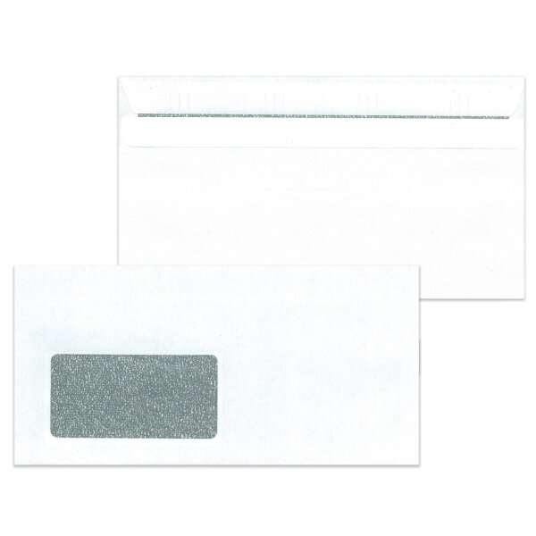 Briefumschläge DIN lang, selbstklebend, 75 g qm