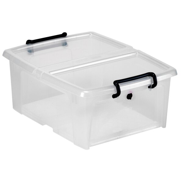 Aufbewahrungsbox strata, 65 Liter, transparent