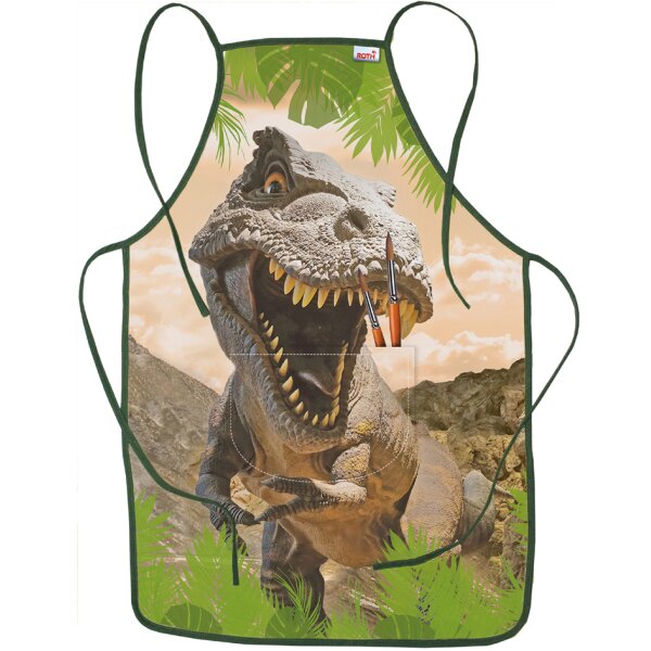 Malschürze "Tyrannosaurus", mit Bauchtasche