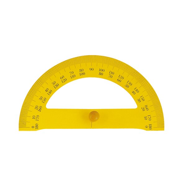 Tafel-Halbkreis-Winkelmesser, 180 Grad, magnethaftend