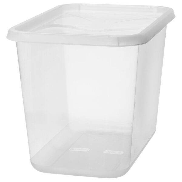 Aufbewahrungsbox BASIC XL, 60 Liter, transparent