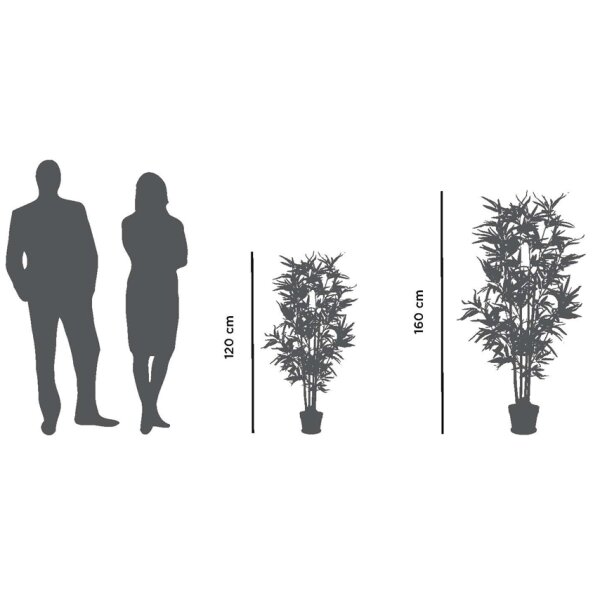 Kunstpflanze "Bambus", Höhe: 1200 mm