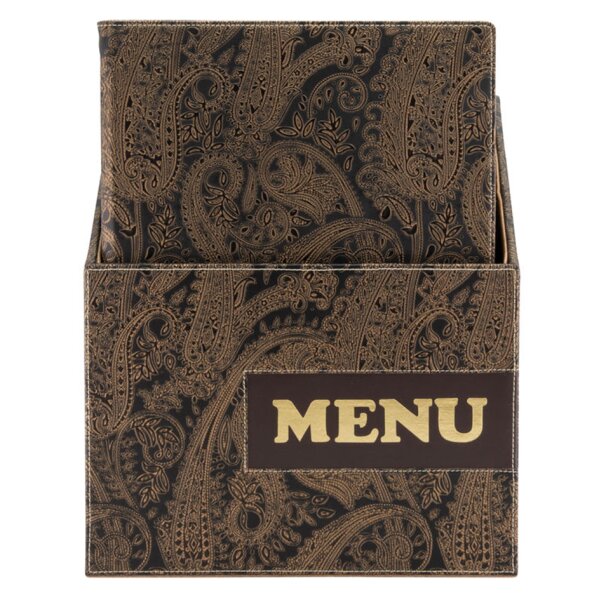 Speisekarten-Mappe DESIGN PAISLEY, A4, 10er Box