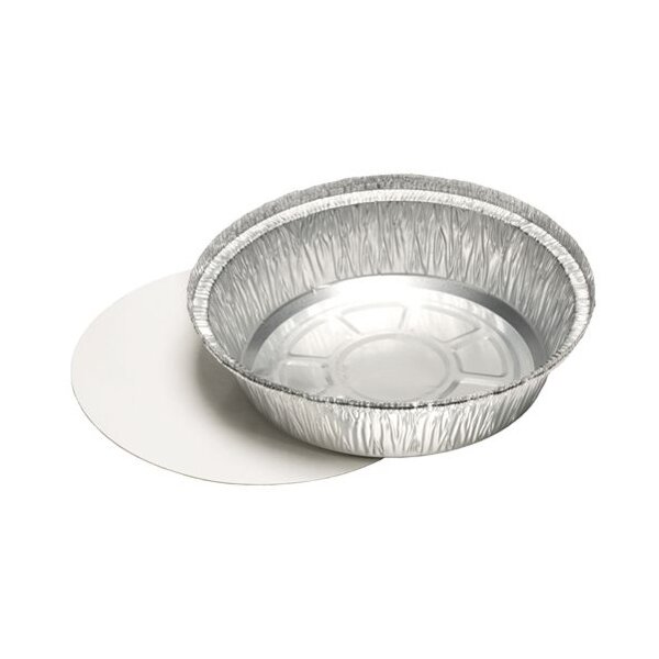 Aluminium-Schale rund, mit Deckel, 1.000 ml