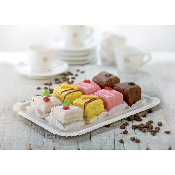 Papp-Teller "pure" eckig, 165 x 230 mm, weiss, 250er