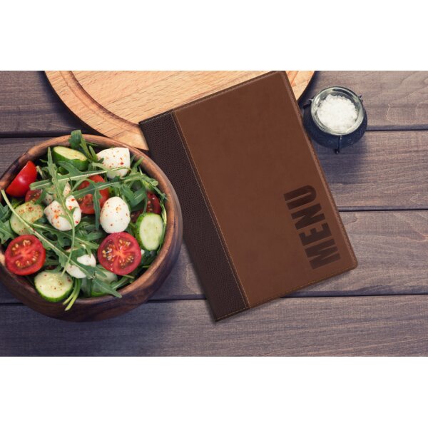 Speisekarten-Mappe TRENDY, DIN A4, blau